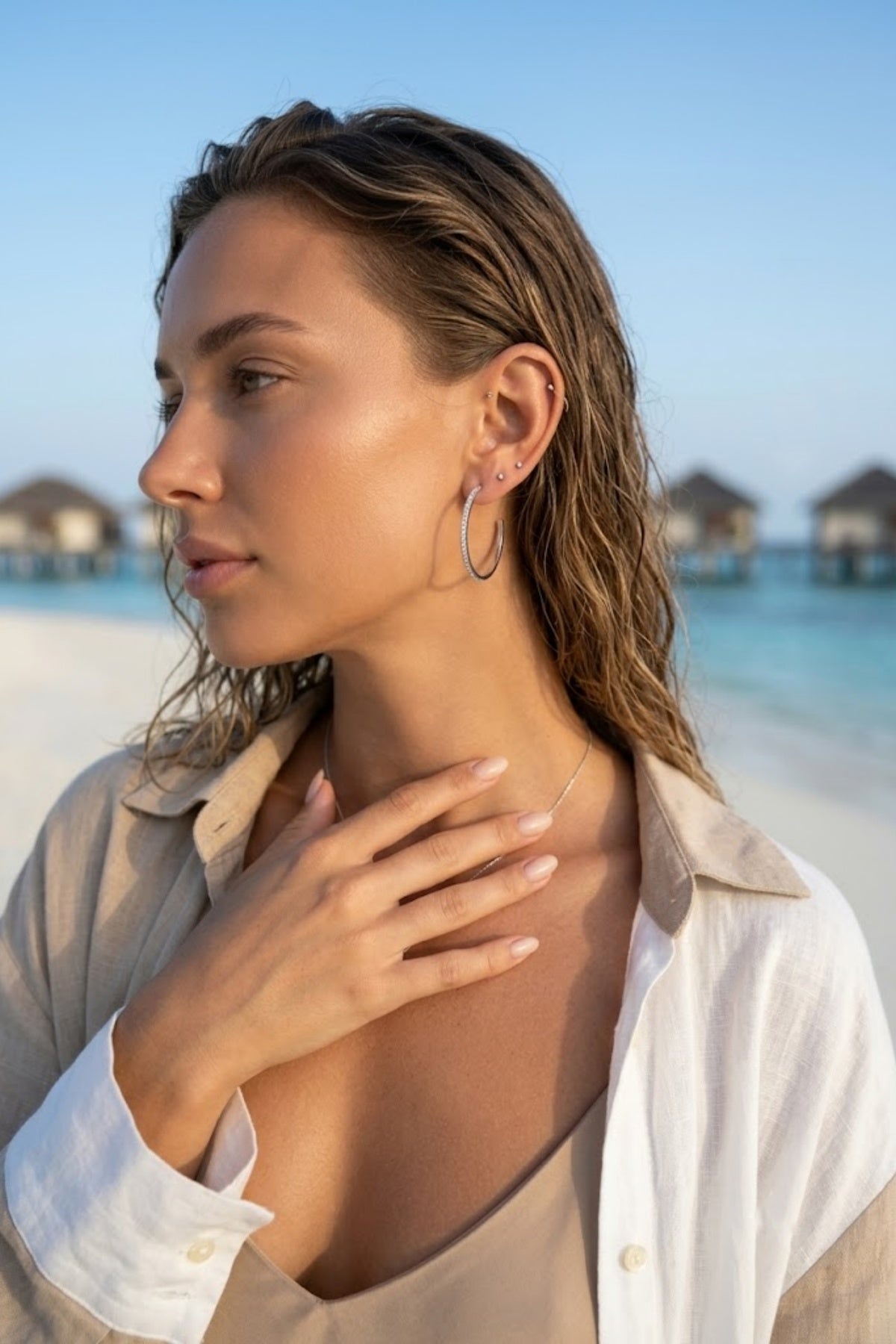 Boucles d’Oreilles Ambre