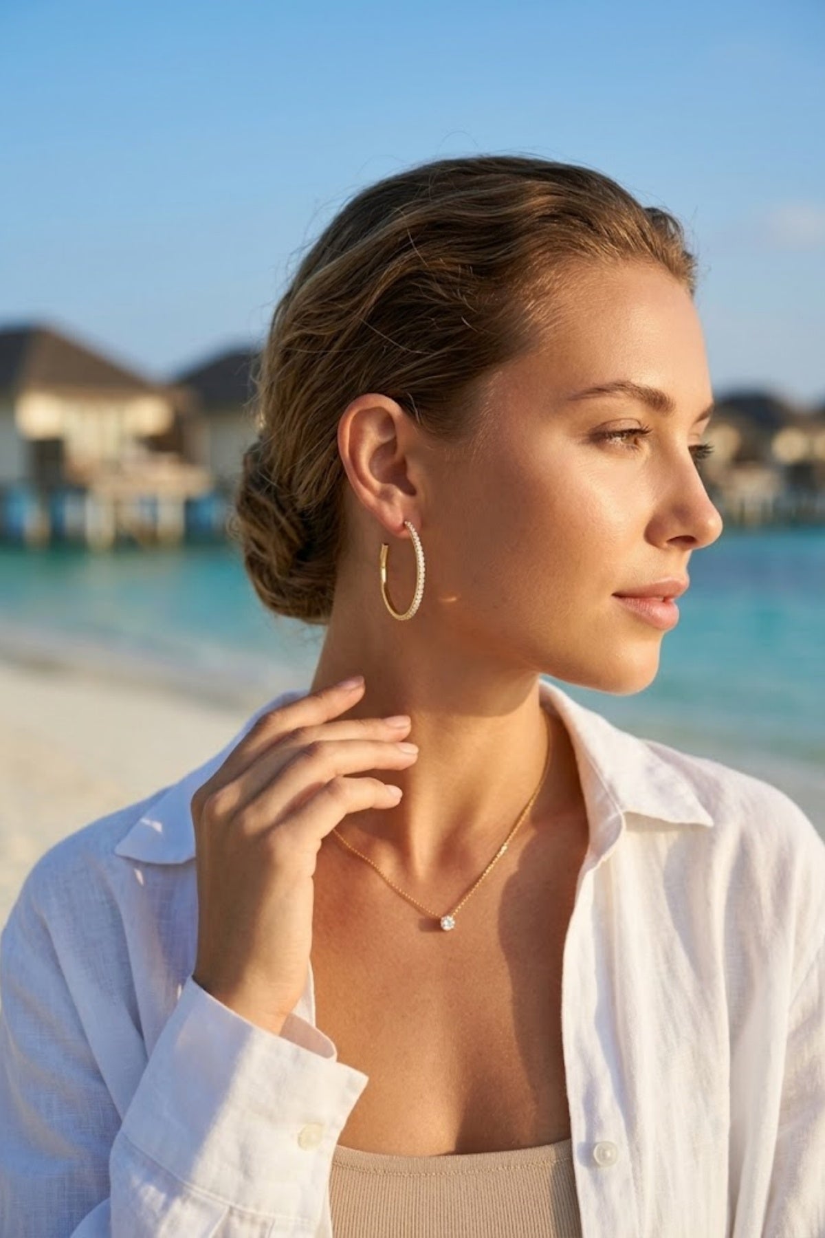 Boucles d’Oreilles Ambre