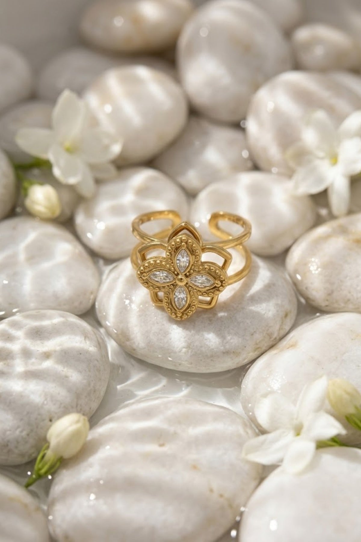 Bague Anti-Stress Fleur